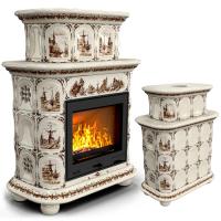 КимрПечь Прованс центральный двухъярусный Голландия (топка: Ладья-700) (топка: Ладья-700)