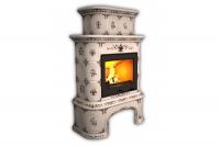 Камин КимрПечь Прованс с дровником пристенный двухъярусный Руан