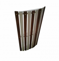 Абажур угловой большой Зебра L=1000