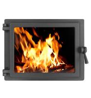 Дверка Везувий ЭТНА каминная Панорама (Левая) 545*415