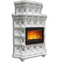 КимрПечь Истра угловой двухъярусный Птицы (комплектация: Астов-МЛ700)