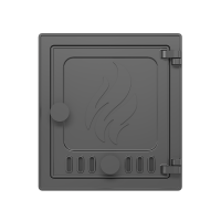 Дверка Везувий ASTON (Астон) ДТ-4 печная Антрацит 290*320*65