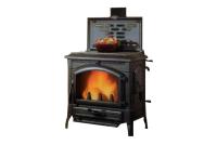 Печь-камин La Nordica Isotta con cerchi Evo (черный антрацит)