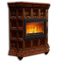 КимрПечь Истра угловой Каштан (комплектация: Ладья-700)