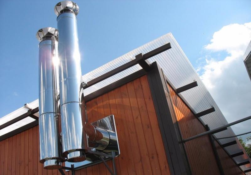 Разновидности и особенности стальных дымоходов