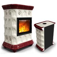 КимрПечь Истра пристенный Вишня (комплектация: Облицовка для топки МЛ 700)