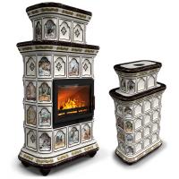 КимрПечь Истра центральный двухъярусный Звери (комплектация: Ладья-700)