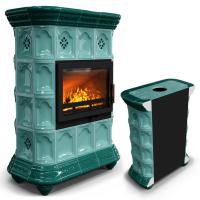 КимрПечь Истра пристенный Волна (комплектация: Ладья-700)