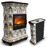 КимрПечь Истра пристенный Муха (комплектация: Ладья-700)