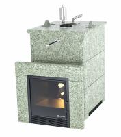 Печь для бани ИзиСтим Анапа в полноценном кожухе Жадеит