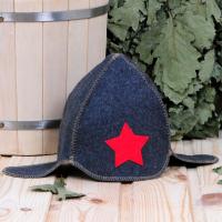 Шапка Рушер детская "Буденовка" серая