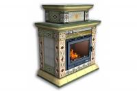 Камин КимрПечь Билибин пристенный двухъярусный Осень