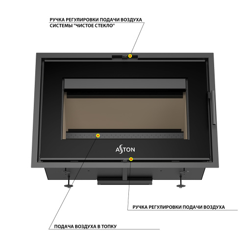 Каминная топка АСТОН (ASTON)  Сенатор (Senator) 14.870 new