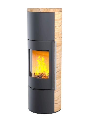 Печь-камин АСТОВ ASTOV R1.0 XL K Песчаник