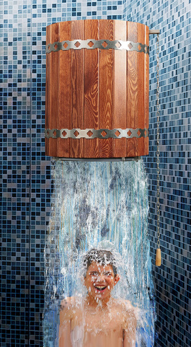 Обливное устройство Инжкомцентр ВВД Ливень Черный (Black) 50 л