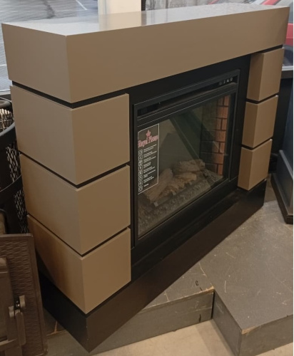 Комплект Портал Royal Flame Lindos беж.серый, черный + Очаг Очаг Royal Flame Vision 23 EF LED FX