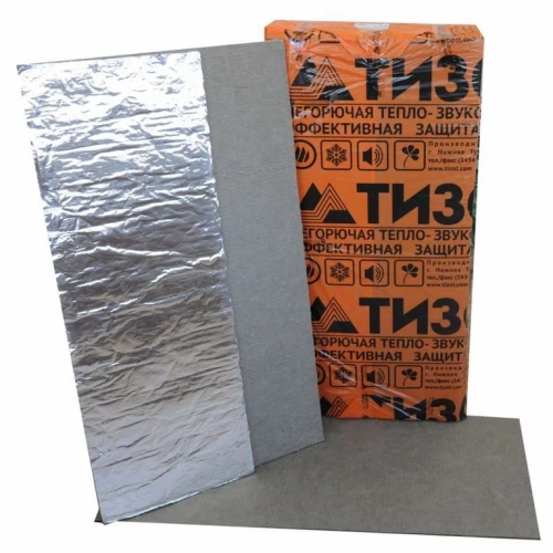 Картон базальтовый фольгированный БВТМ-К/Ф 1250х460х5 