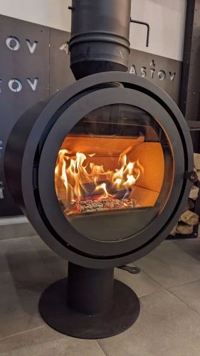 Печь-камин АСТОВ ASTOV D 600 на ноге