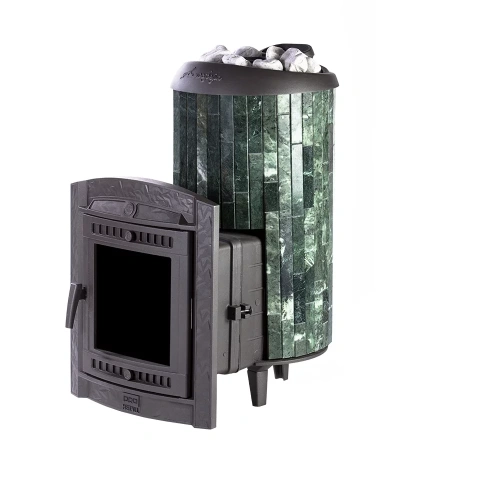 Печь для бани Атмосфера XL до 26 м³ в ламелях ПроМеталл