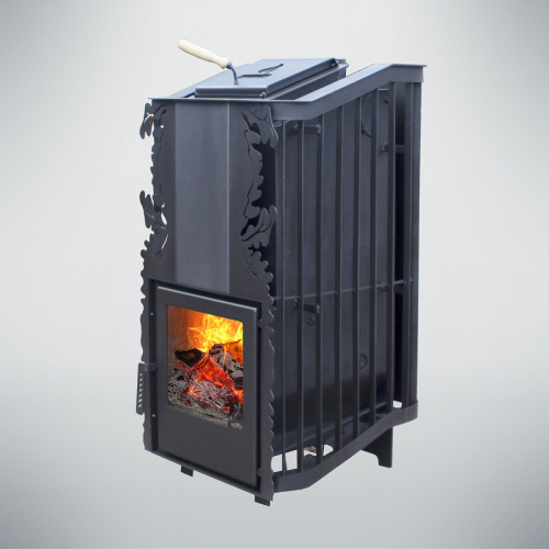 Печь для бани Варвара Терма Каменка укороченная глухая дверка