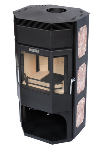 Печь-камин НМК стальная "Сибирь" 12 кВт