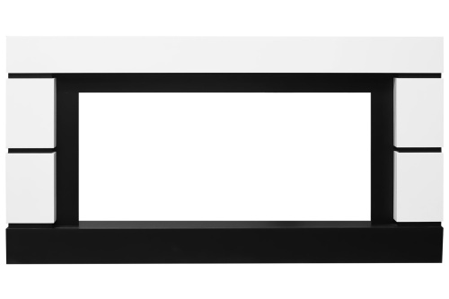 Портал Modern 42 - Белый с черным (Глубина 300 мм)