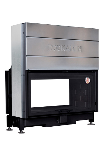 Каминная топка Экокамин ВЕГА 1000 TB туннельная черный шамот