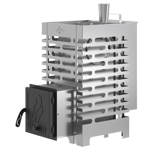 Печь для бани Везувий АСТОН (ASTON)   16 Нержавеющая сталь (Inox) "АКВА" 