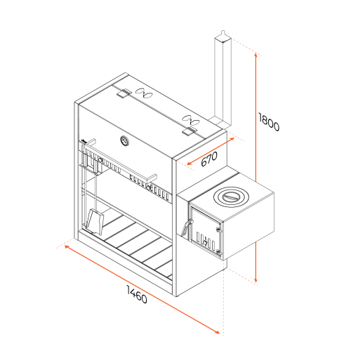 Смокер Gratar Expert ESM 1000