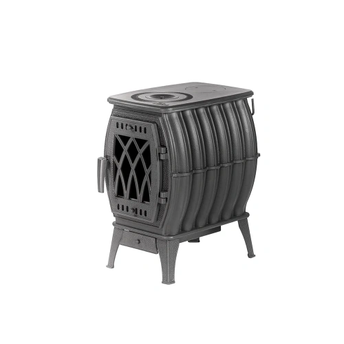 Печь Бахта, дымоход через стену (комплект с монтажом «под ключ»)