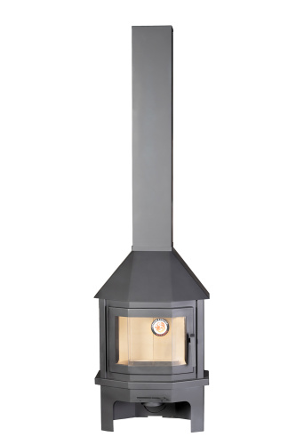 Камин Экокамин Мюнхен пристенно-угловой Компакт графит PKN176К