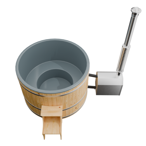 Купель БОНДАРСПА (BONDARSPA) с внешней печью