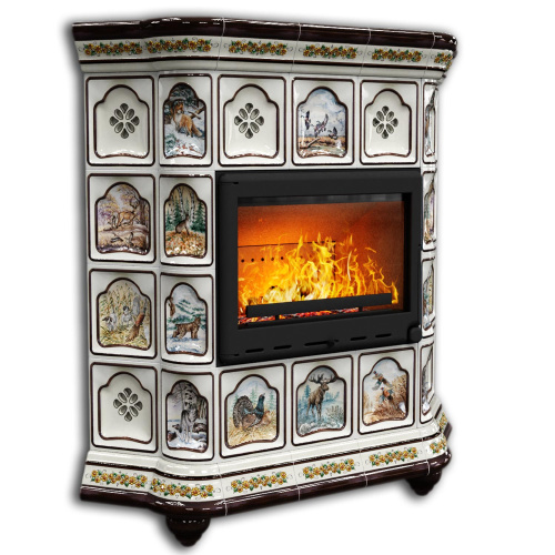 КимрПечь Истра угловой Звери (комплектация: Астов-МЛ700)