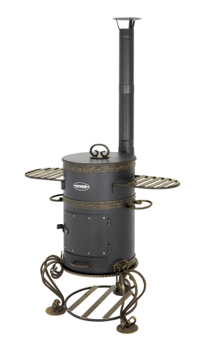 Печь Везувий "Шмель" под казан 12л на подставке
