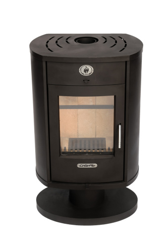 Печь-камин НМК стальная "Сибирь" 10 кВт