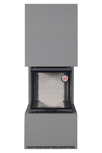 Камин РОДОС  900 ГРАФИТ, шамот белый, шамот черный Экокамин