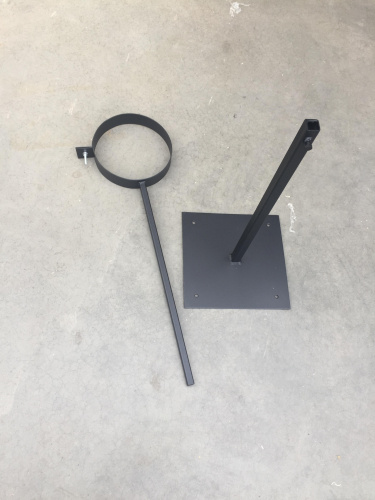 Кронштейн-хомут телескопический КПД ЧЁРНЫЙ