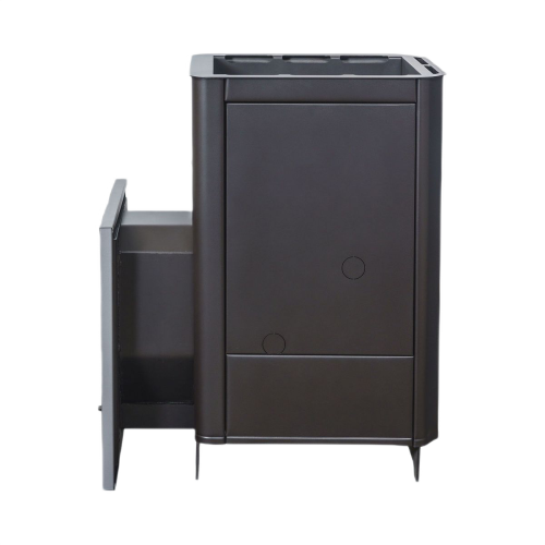 Печь для бани Варвара Паленица с навесным баком стекло