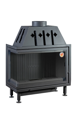 Топка Экокамин Альфа 1000 L / R два стекла