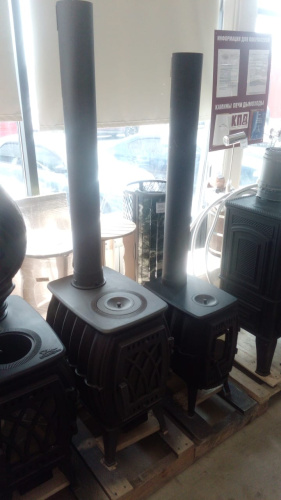 Труба стартовая КПД ЧЁРНЫЙ 1м (1000мм) для печей Атмосфера, Бахта