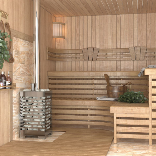 Печь для бани Везувий АСТОН (ASTON)   12 Нержавеющая сталь (Inox)  