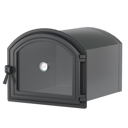 Духовка Везувий 217 с термометром Антрацит 430*350*450