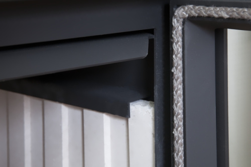 Топка Экокамин Альфа 700 L два стекла левая