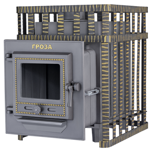 Печь для бани Технолит Гроза в сетке 18 (М) сетка