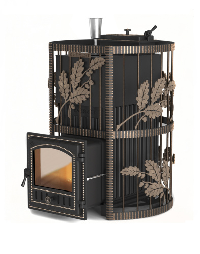 Печь для бани  ЭВЕРЕСТ (EVEREST) Ковка 24 (280) закрытая каменка