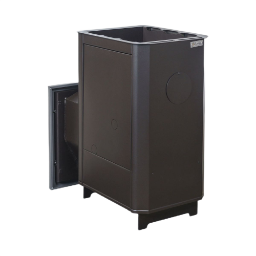 Печь для бани Варвара мини с навесным баком глухая дверка