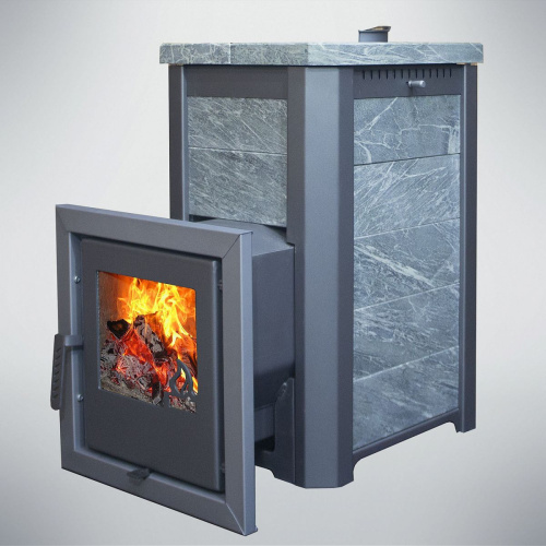 Печь для бани Варвара Сказка мини облицовка Талькохлорит