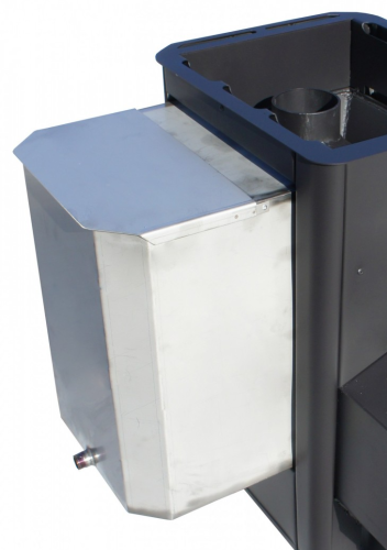 Печь для бани Варвара мини с навесным баком глухая дверка