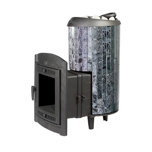 Печь для бани Атмосфера XL до 26 м³ в ламелях ПроМеталл