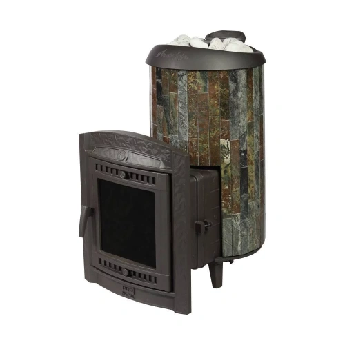 Печь для бани Атмосфера XL до 26 м³ в ламелях ПроМеталл